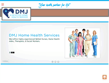 Tablet Screenshot of dmjhomehealthservices.com